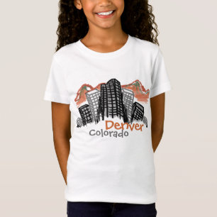 Camisa de Denver Colorado das meninas