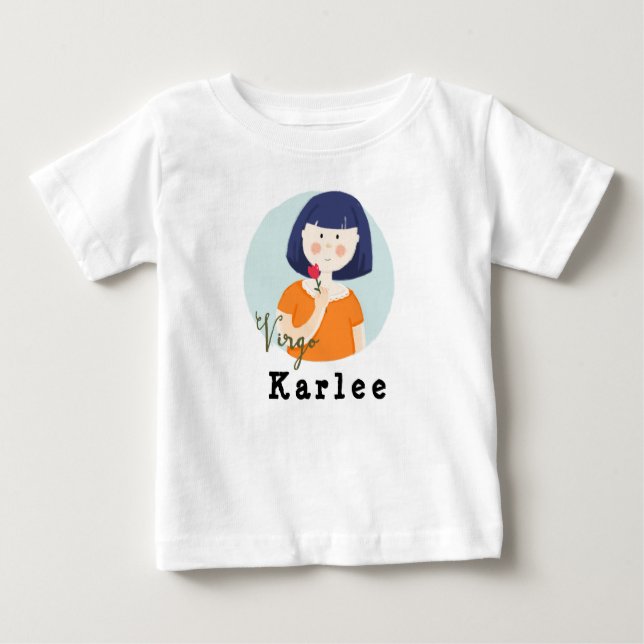 Camisa de desenho animada com signos de Zodiac Sta (Frente)