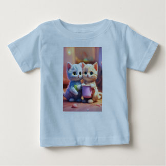 Camisa de desenho animado bebê