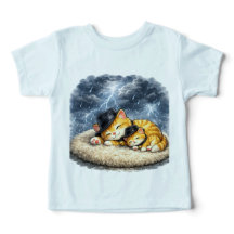 Camisa de desenho animado de bebê fofo – Gráfica p