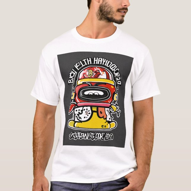 Camisa de desenho animado T (Frente)
