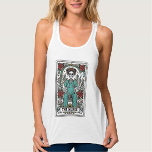 Camisa de desenho de carta de tarot de enfermeira 