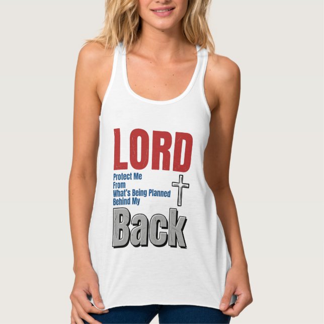 Camisa de Desenho de Fé Cristã Proteja-me Senhor_1 (Frente)