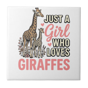 Camisa de Desenho de Girafa Vintage para Meninas A