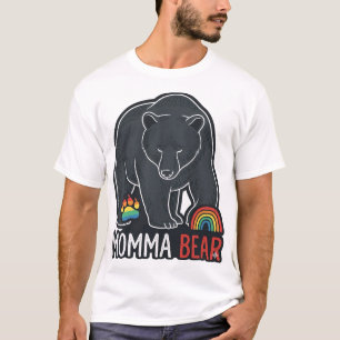 Camisa de desenho de gravação vintage arco-íris da