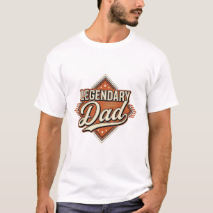 Camisa de desenho de gravura vintage lendário do p