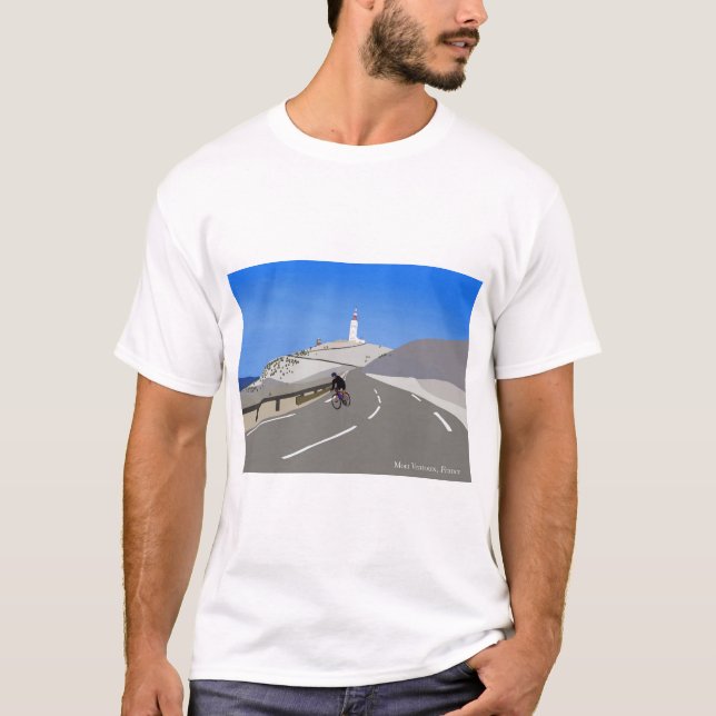 Camisa de desenho digital Mont Ventoux (Frente)