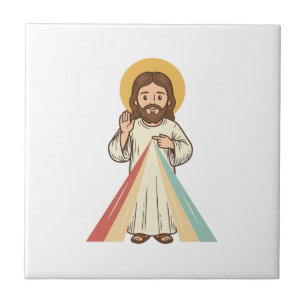 Camisa de Desenho Vetorial de Bênção Religiosa Vin