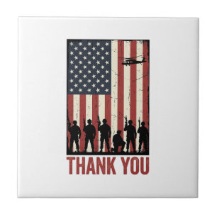 Camisa de Design de Bandeira Americana Militar Obr