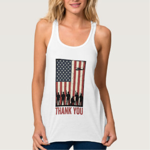 Camisa de Design de Bandeira Americana Militar Obr