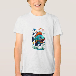 Camisa de Design de peixe