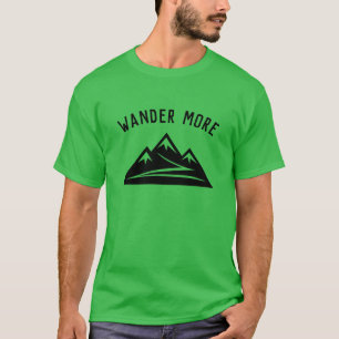 Camisa de design de pico Wander More Mountain para