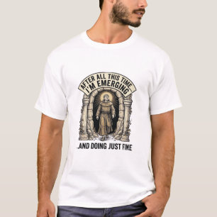 Camisa de design gráfico de humor de caverna vinta