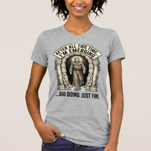 Camisa de design gráfico de humor de caverna vinta