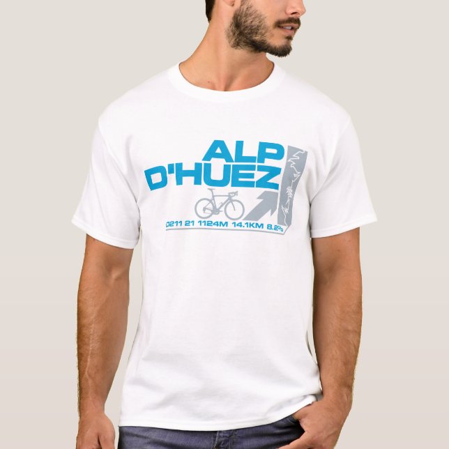 Camisa de D'Huez T do cume (Frente)