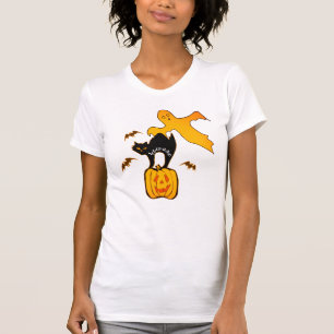 Camisa de Dia das Bruxas de Gato Louco - Mamã de G