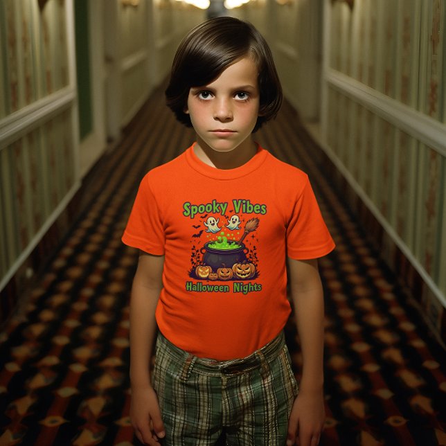 Camisa de Dia das Bruxas de Spookes para Crianças (Criador carregado)
