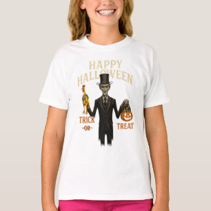 Camisa de Dia das Bruxas de Truque ou Tratação de