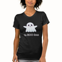 Camisa de Dia das Bruxas Fantasma Bonita