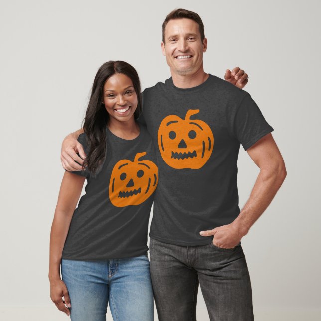Camiseta Halloween Dia das Bruxas Abóbora Adulto Infantil