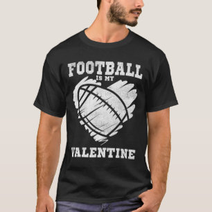 Camisa De Dia de os namorados De Vintage De Futebo