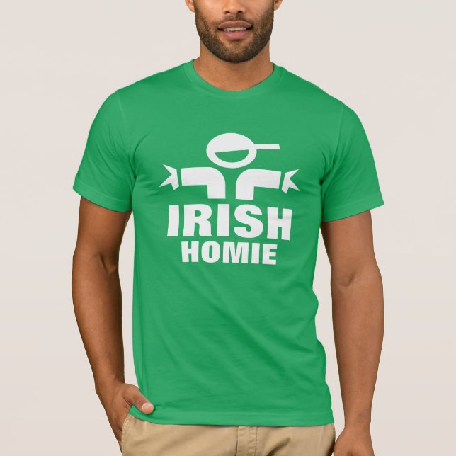Camisa de Dia de São Patrício dizendo Irlandês (Frente)