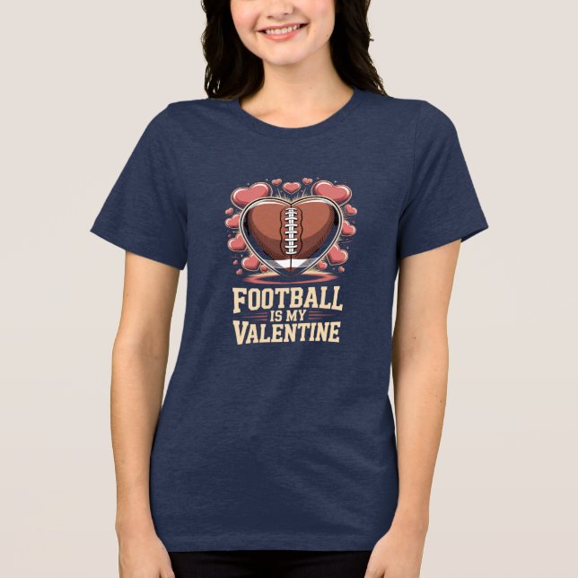 Camisa de Dia dos Namorados de Futebol Design (Frente)