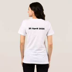 Camisa de Dia dos Reis 2026 Pastel de Laranja