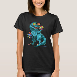 Camisa de Dinossauro de Consciencialização do Auti