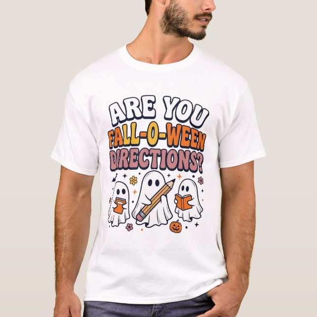 Camisa de Direções de Fantasma de Professor de Hal (Frente)
