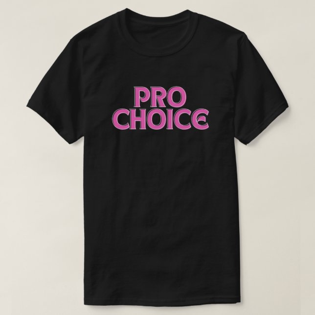 Camisa de Direitos de Aborto de Escolha Pró (Frente do Design)