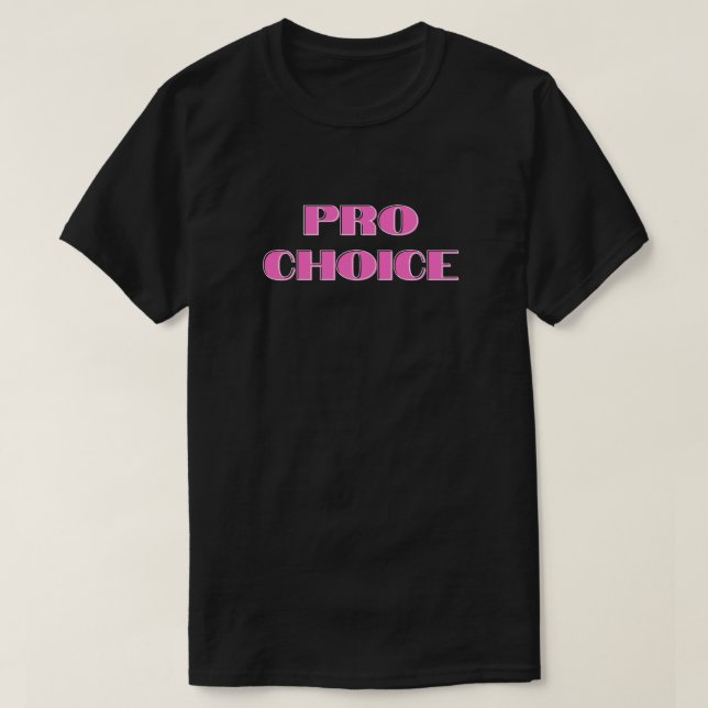 Camisa de Direitos de Aborto de Escolha Pró (Frente do Design)