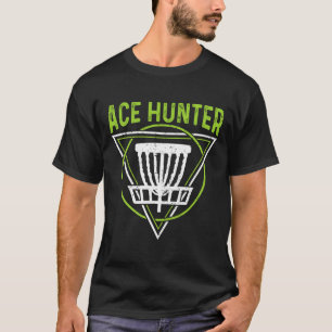 Camisa de Disc Golf Engraçado Caçador de Ás Disc G