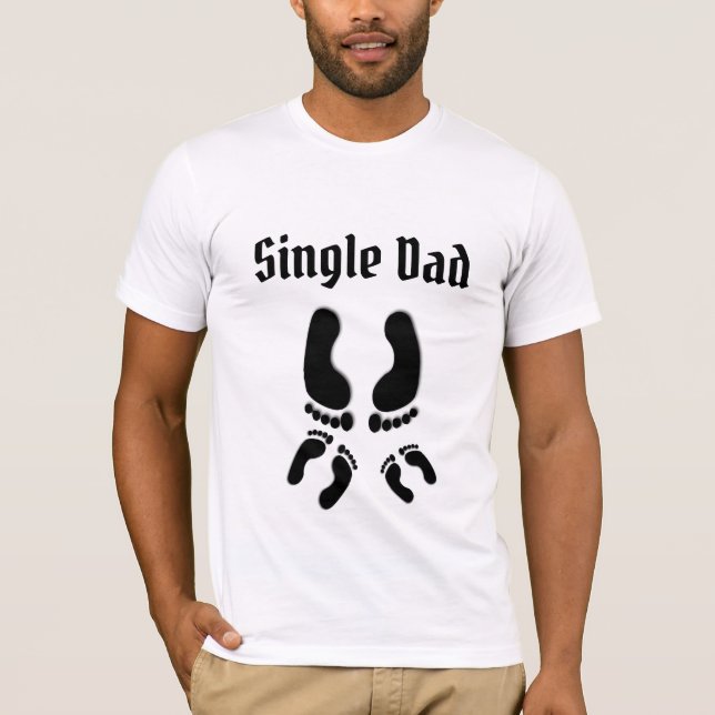 Camisa de diversão do Pai do solteiro (Frente)