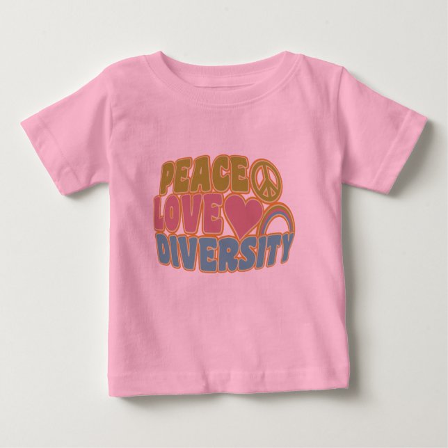 Camisa de DIVERSIDADE PEALOVE - escolha estilo e c (Frente)
