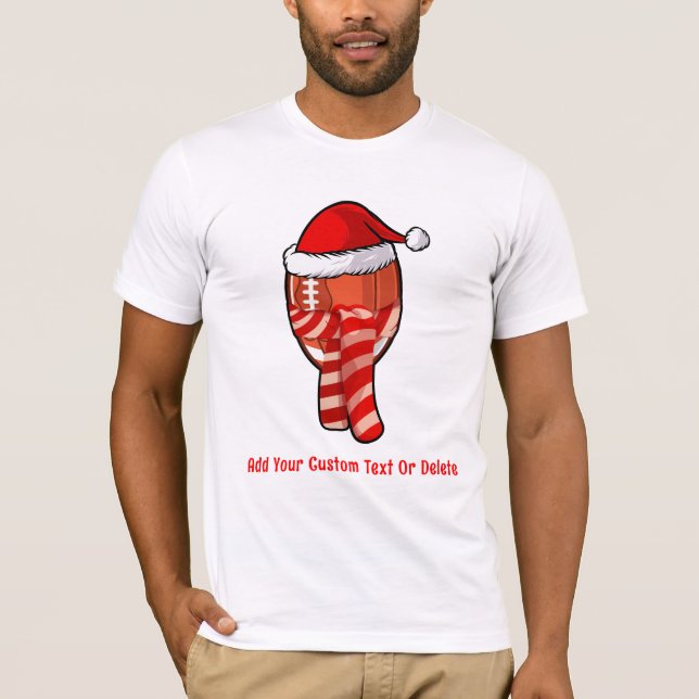 Camisa de dormir de Natal com chapéu de Papai Noel (Frente)
