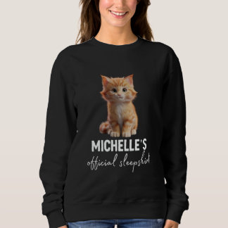 Camisa de dormir de pijama do gato oficial de MICH