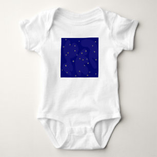 Camisa de dormir de uma peça com céu azul escuro c