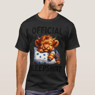 camisa de dormir de vaca highland escocesa pijama