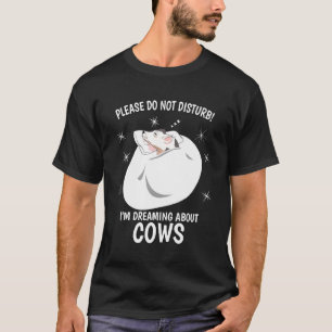 Camisa de dormir de vaca Pj Estou sonhando com vac