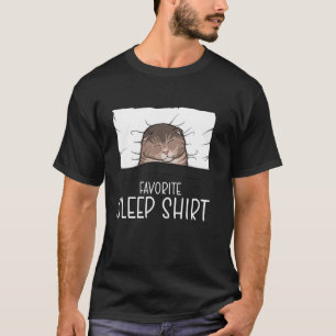 Camisa de dormir favorita do gato Scottish Fold, G