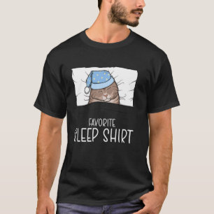 Camisa de dormir favorita do gato Scottish Fold, G
