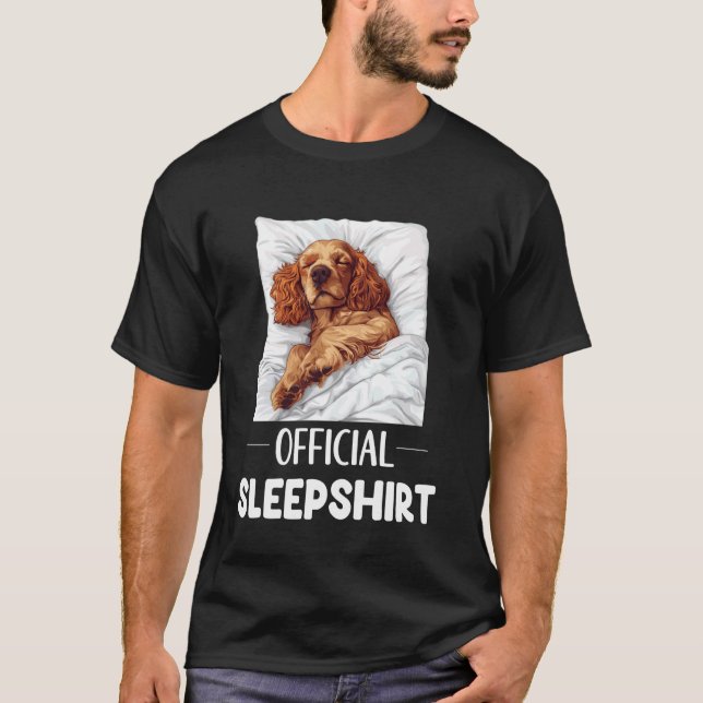 Camisa de dormir Oficial Cocker Spaniel Amante de  (Frente)