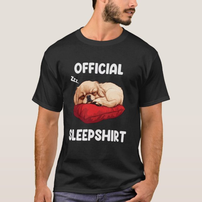 Camisa de dormir oficial de Pekingese Amante de ca (Frente)