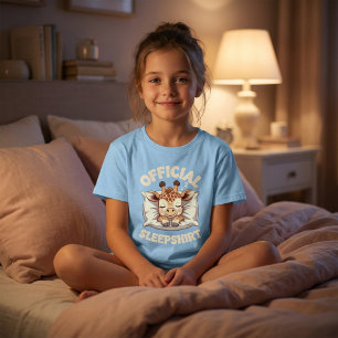 Camisa de dormir oficial girafa fofa dormindo
