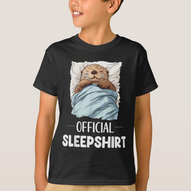 Camisa de dormir Sleeng Lontra Marinha Amantes de  (Frente)