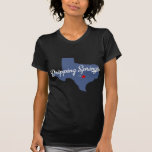 Camisa de Dripping Springs Texas TX<br><div class="desc">Mostre fora seu lugar favorito no mundo com esta camisa projetada legal de Dripping Springs Texas. Mostra o mapa de Dripping Springs TX. Aperfeiçoe como um presente de Dripping Springs da lembrança ou simplesmente dizer que eu amo o coração Dripping Springs,  TX</div>