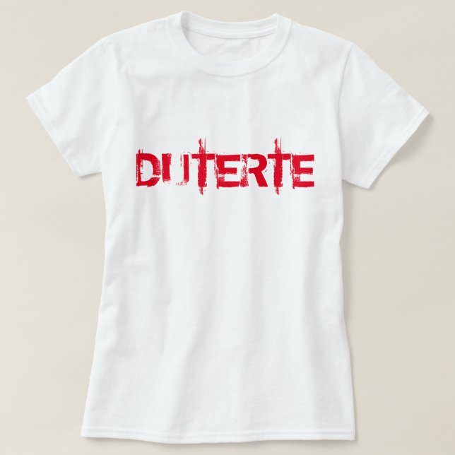 CAMISA DE DUTERTE (Frente do Design)