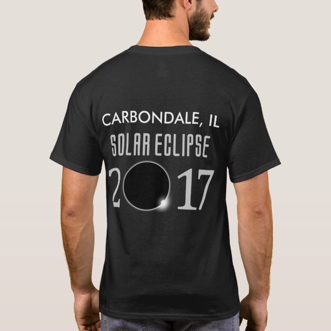 Camisa de Eclipse Solar Personalizável (Verso)