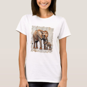 Camisa de Elefante para Bebês - Vida Selvagem, Tet